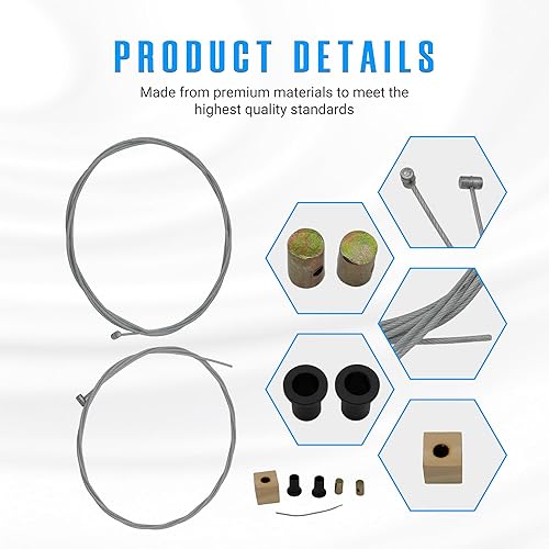 Miniatura 3 de Kit de reparación de cables de puerta corredera para Honda Odyssey 3.5L V6 72011S0XA01 72051S0XA01 72051S0XA01 72051S0XA01