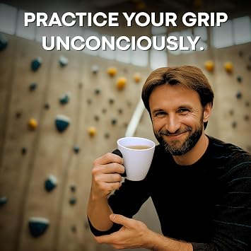 Dubbs Hardware Rock Climbing Mug Train your grip while having a cup of coffee. Ceramic and with real climbing holds, popular Rock Climbing Gifts - Black