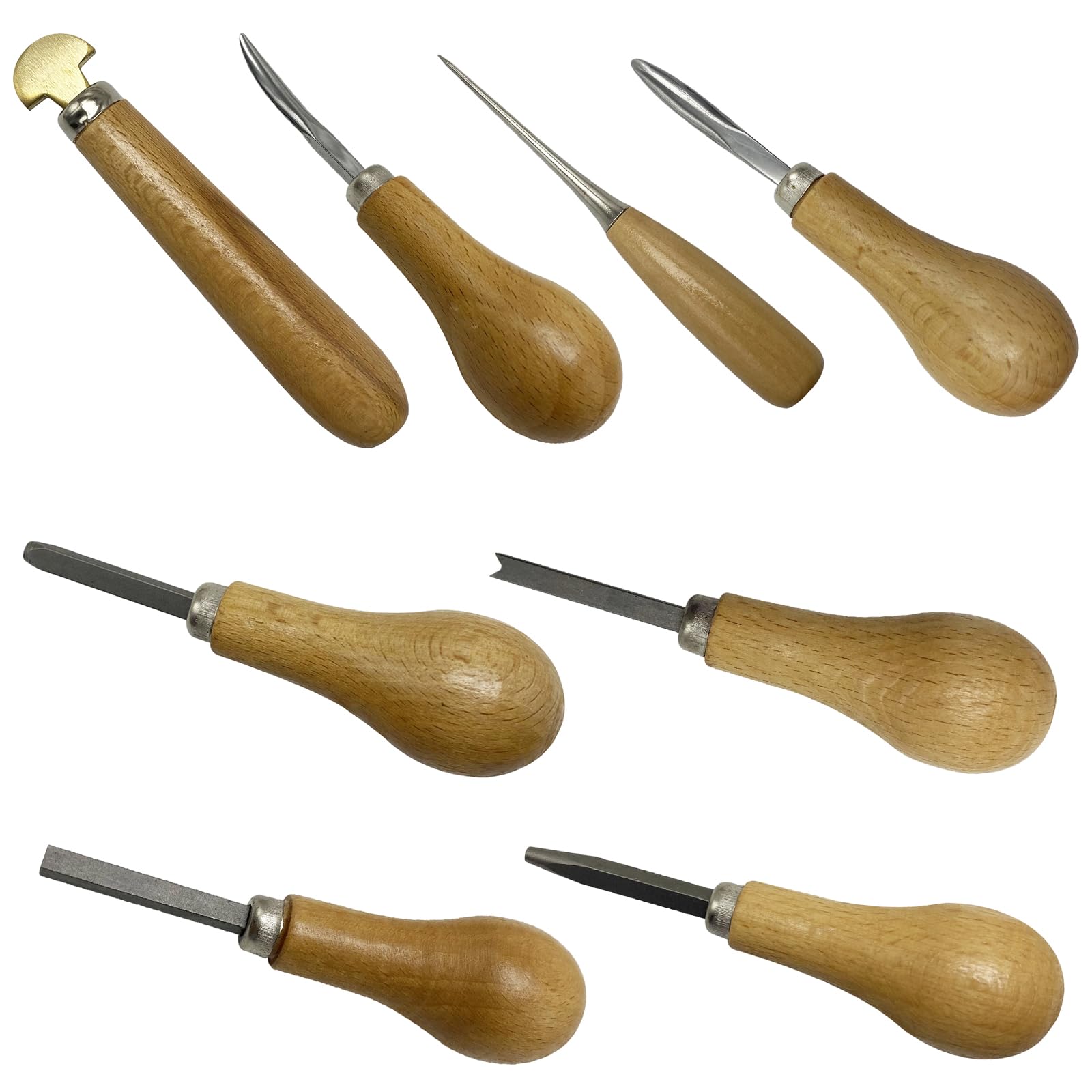 Ensemble de sculpture robuste pour la fabrication de bijoux, design ergonomique, outils de sculpture de matériaux mélangés