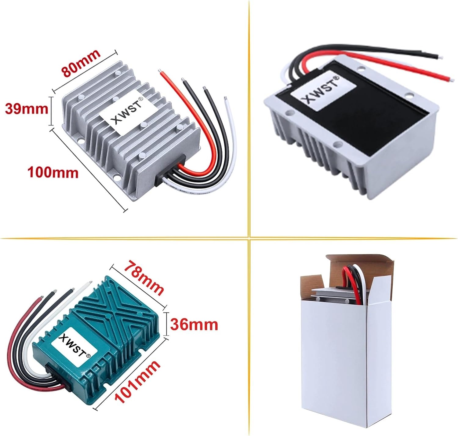 Blue Shell DC DC Stabilizer 24V to 24V Converter 1A-30A Voltage Regulator 24W~720W Boost Power Inverter for Car Solar(30A 101 Blue)