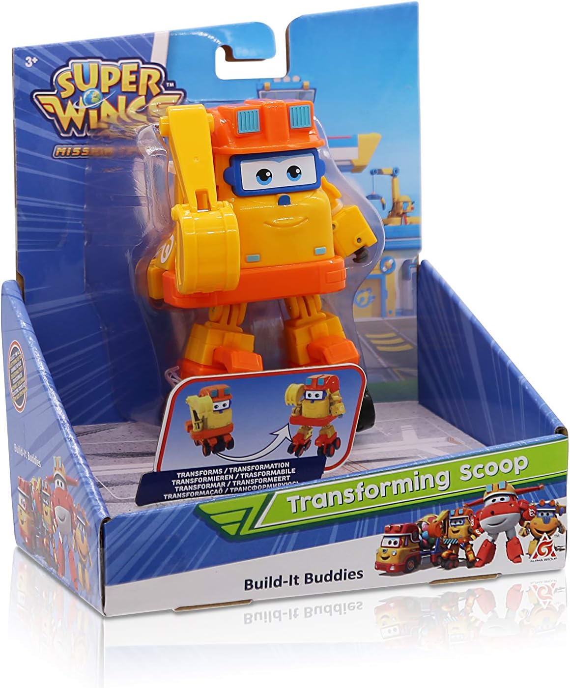 Super Wings Jett Transforming Spielzeug - Verwandlungsfigur Für Kinder Ab 3