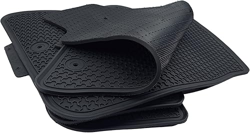 Miniatura 8 de Alfombrillas para Dodge Durango 2011-2023, resistentes, ajuste personalizado, para todo tipo de clima, forro delantero, 2 fila y tercera fila (banco