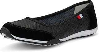 Ballerina Schuhe Damen Sportlich - Barfußschuhe Damen Leder - Slip on Ballerinas Frauen - Schlupfschuhe