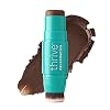 Thrive Causemetics Triple Threat Color Stick: Cream Bronzer & Contour Stick with Vitamin E, Evening Primrose Oil, Waterproof Smudge Proof Face Makeup Formula, Adrienne Deep Tan Neutral