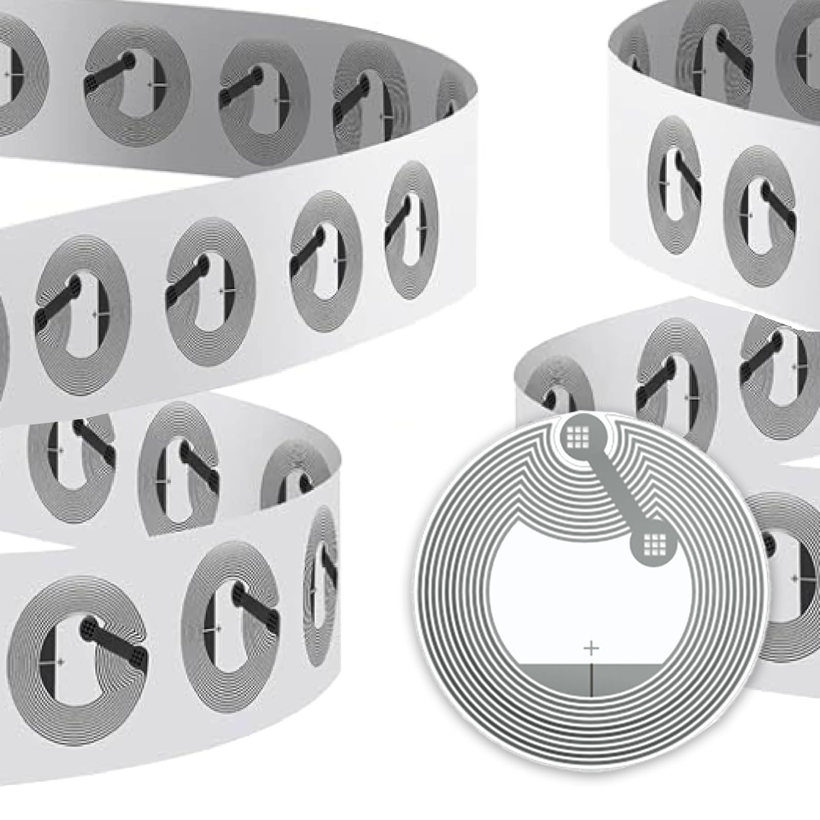 60 naklejek NFC z etykietami NFC Tag 215 tagów, programowalne, pamięć 504 bajtów, możliwość ponownego zapisu, chip naklejki na wszystkie telefony komórkowe i urządzenia obsługujące