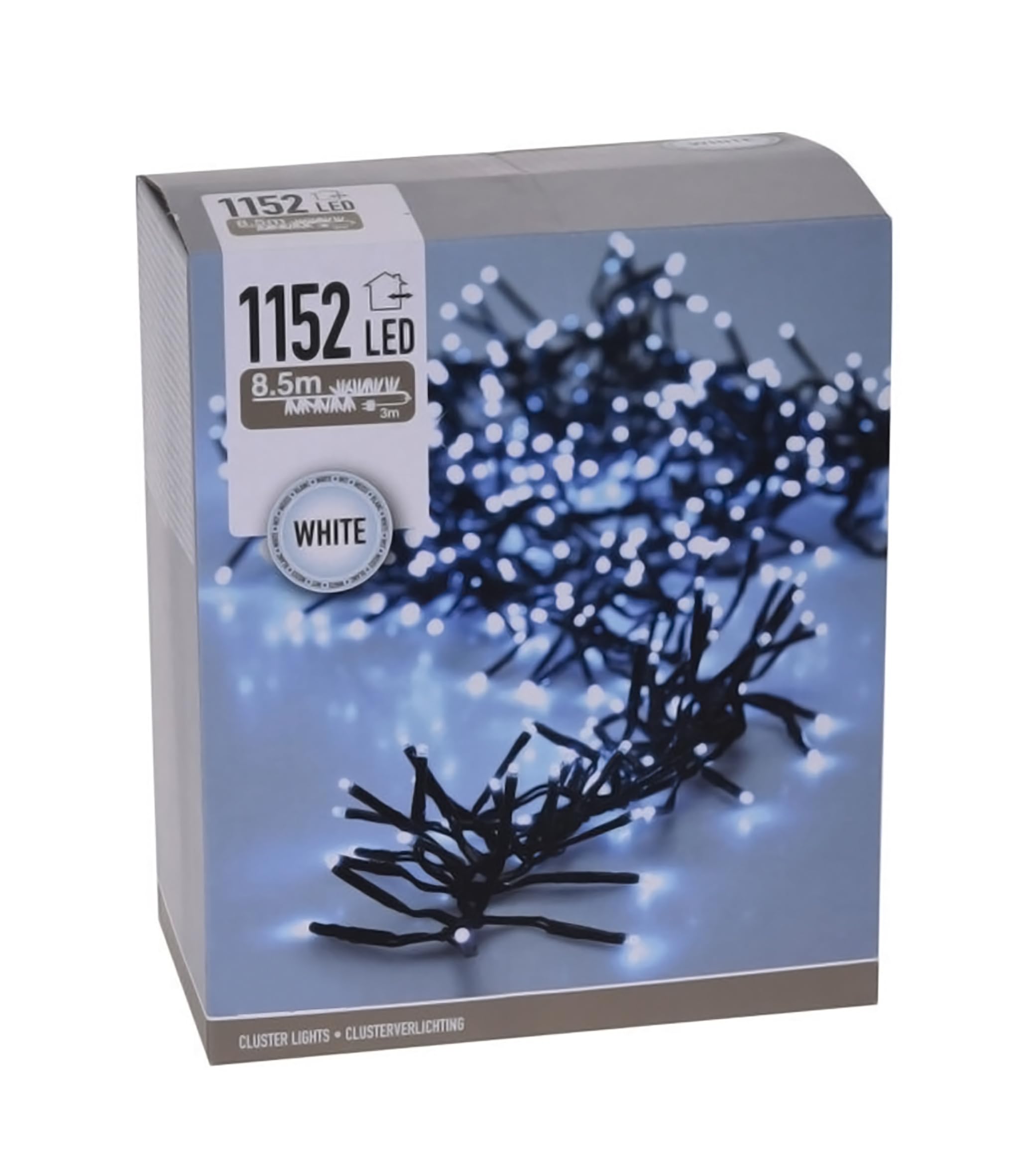 Büschel łańcuch świetlny – 1152 LED / 8,4 m – oświetlenie bożonarodzeniowe do użytku na zewnątrz i wewnątrz z timerem i ściemniaczem