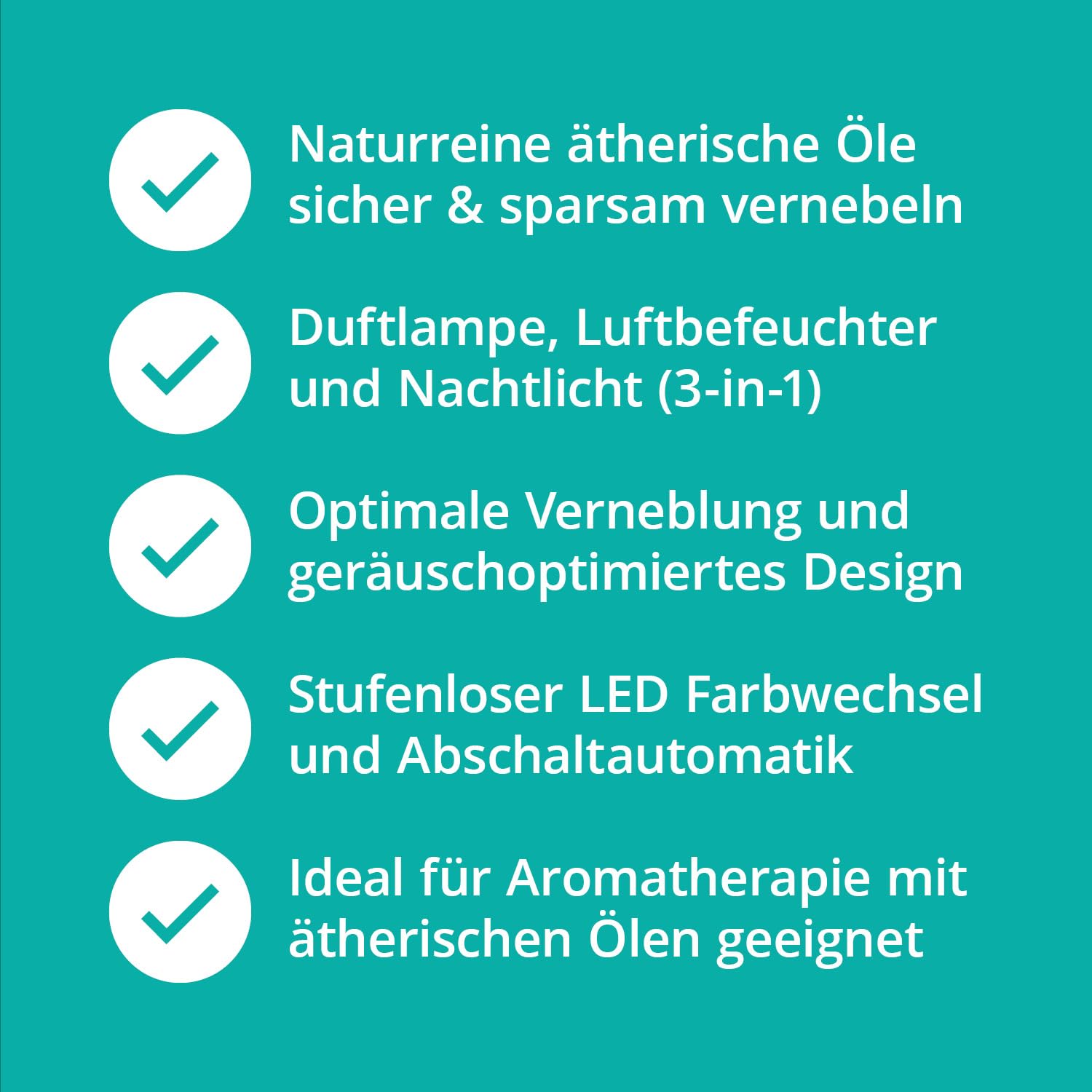 Dyfuzor aromatów 3 w 1 z motywem drewna i pokrywką białą - dyfuzor olejków eterycznych - nawilżacz - lampka nocna - Cicha technologia ultradźwiękowa - pojemność zbiornika na wodę 400 ml