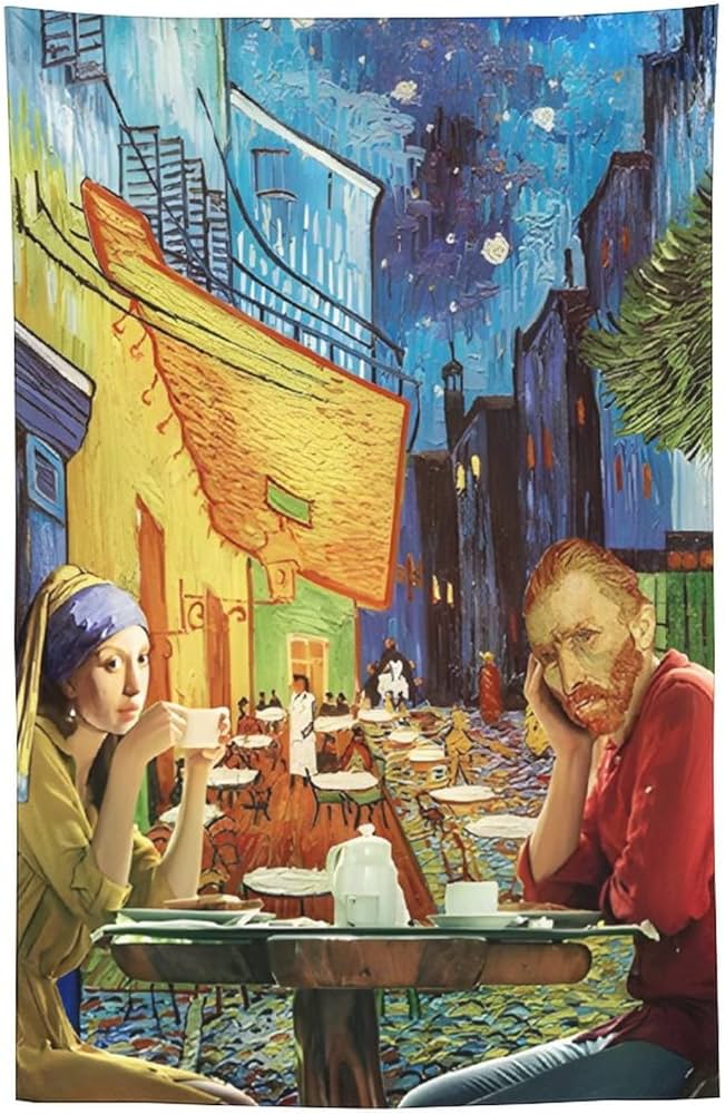 Amazon.co.jp: おもしろい世界の名画創意ユーモアパロディ絵画ポスター