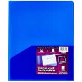 Avery® Translucent Two Pocket Folder, Water Resistant, Holds up to 20 Sheets, 1 Blue Folder (47811) – view 1