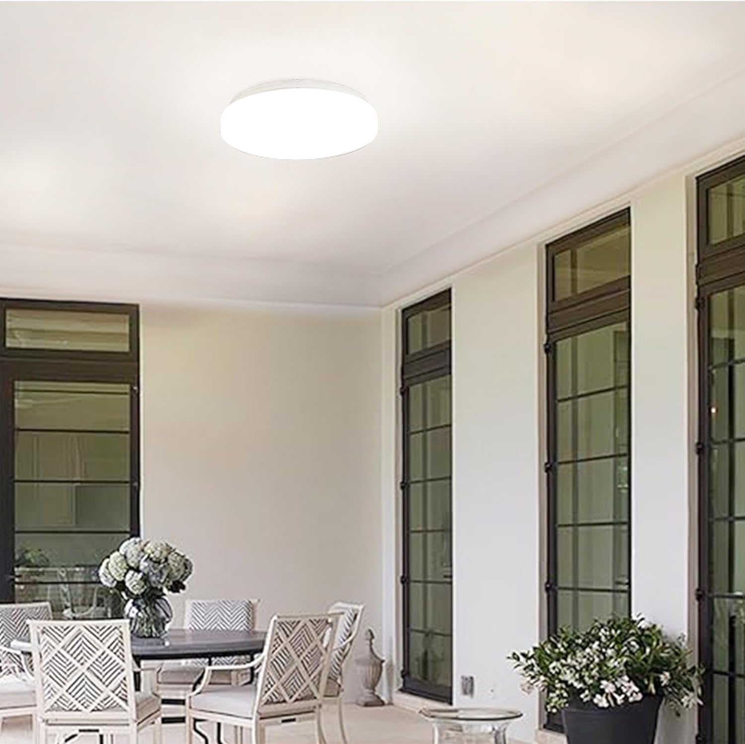 2 Pack 10 Inch Dimmable LED Ceiling Light Fixture, 16W 1400LM, 4000K Cool White, Modern Super Bright Flush Mount Ceiling Light for Bedroom, Kitchen, Bathroom, ETL Listed