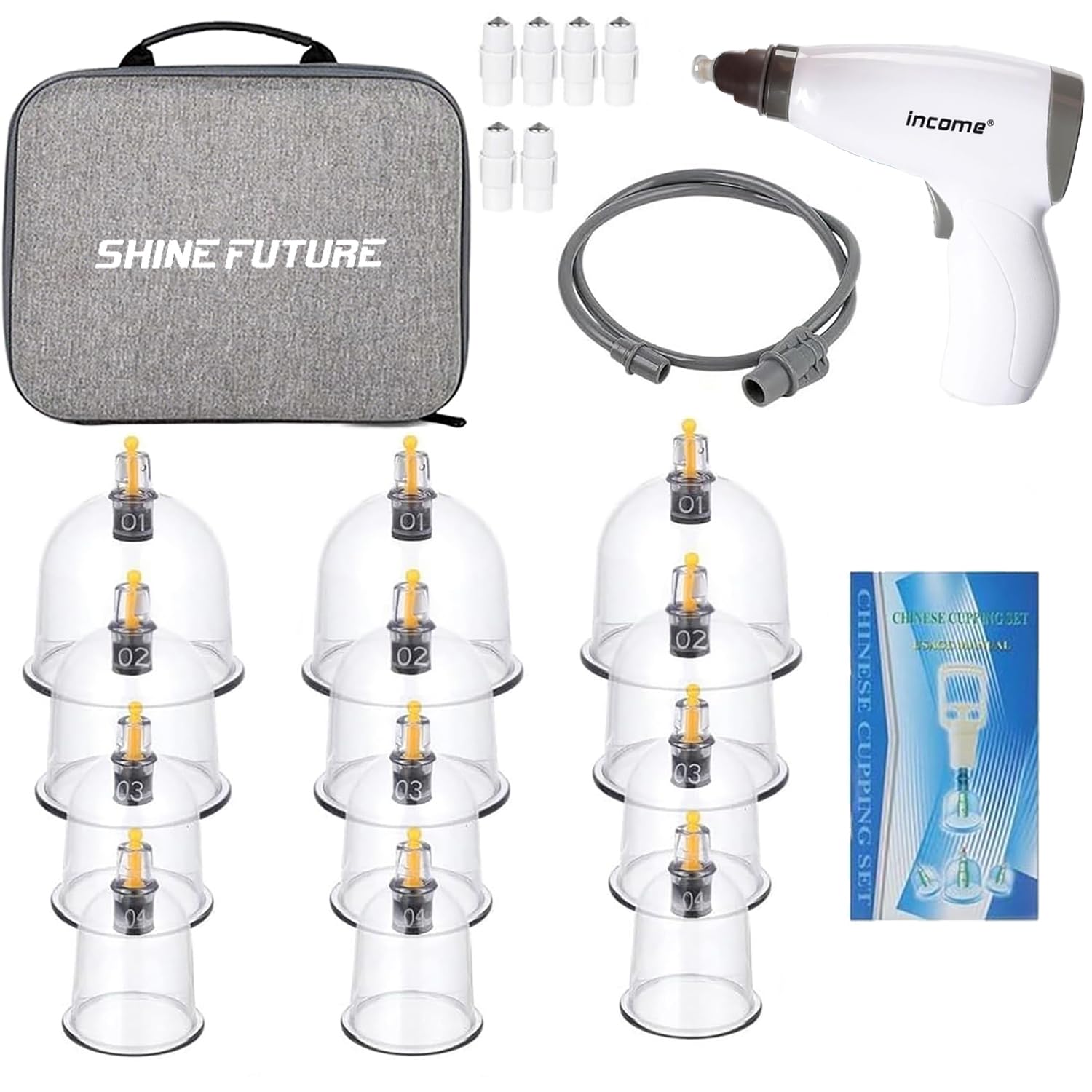 Cupping β カッピング吸引器 美容・エステ器具 セット Amazon.co.jp: カッピングセット 電動式 吸い玉12個入り 日本語取扱