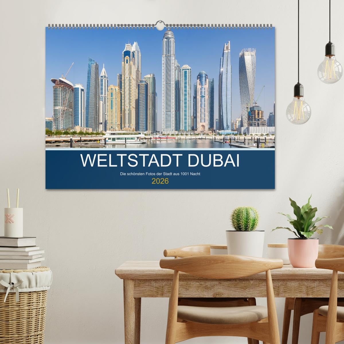 Weltstadt Dubai (Wandkalender 2026 DIN A2 quer), CALVENDO Monatskalender: Die schönsten Fotos der Stadt aus 1001 Nacht (CALVENDO Orte)
