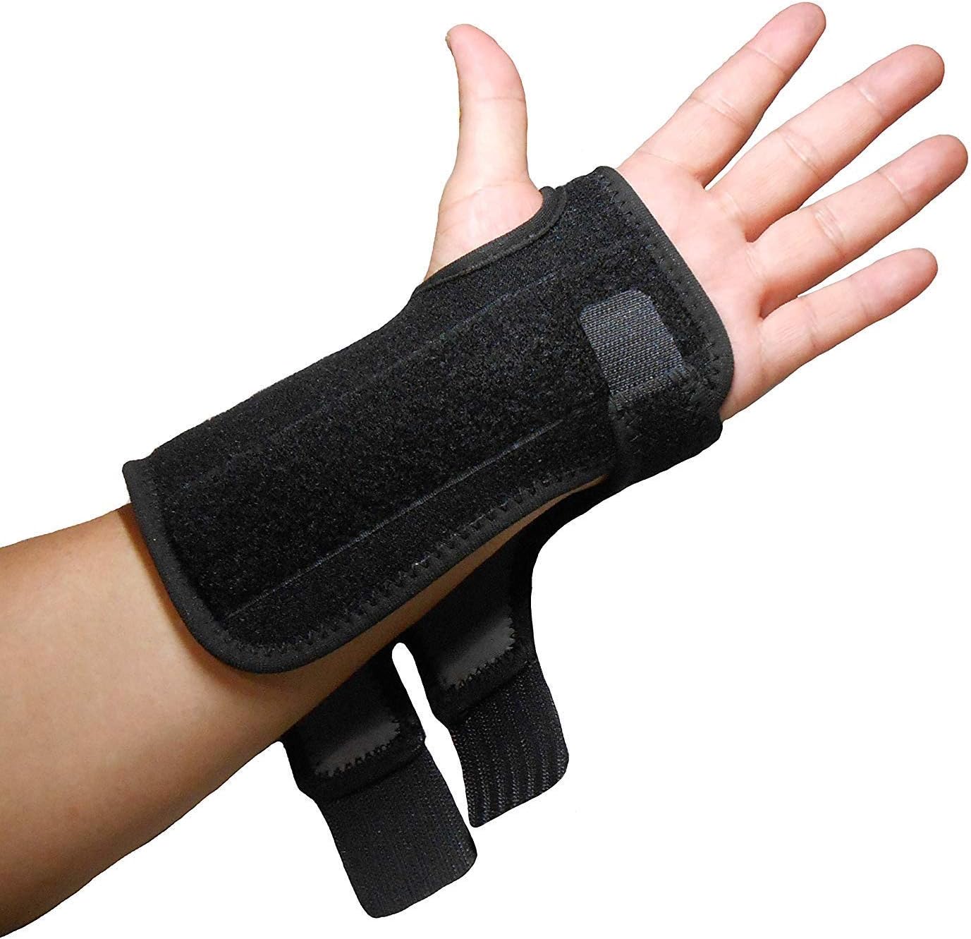 IRUFA,WS-OS-53,3D Breathable Patented Fabric RSI Wrist Splint Brace Support, Night support for Carpal Tunnel Syndrome, Sports, Sprains, Arthritis and Tendinitis