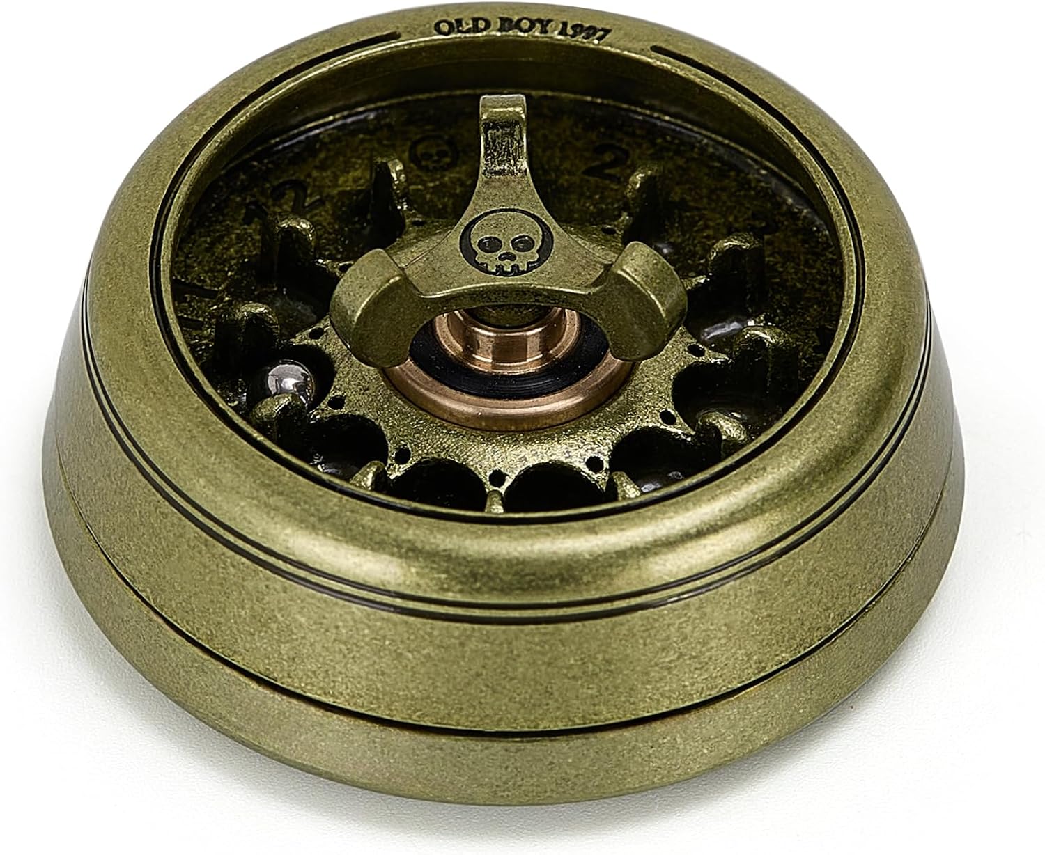 HAMMERSMITH Carnival Pocket Roulette - Adult Stress Relief Fidget Spinner, Premium EDC Toy（Neo && Bronze-Style）