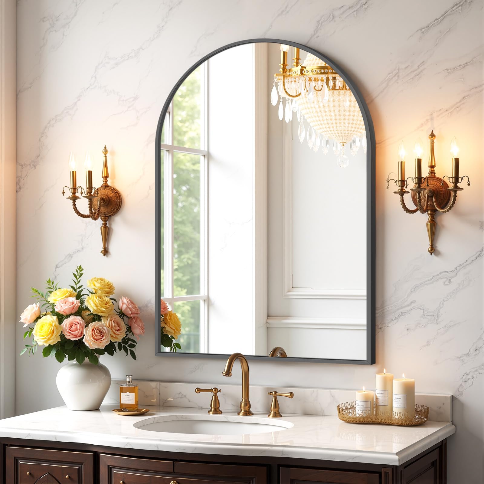 Atilioo 30x20 Arched Mirror