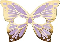 Vista 4 de Máscaras de papel de mariposa dorada, 8