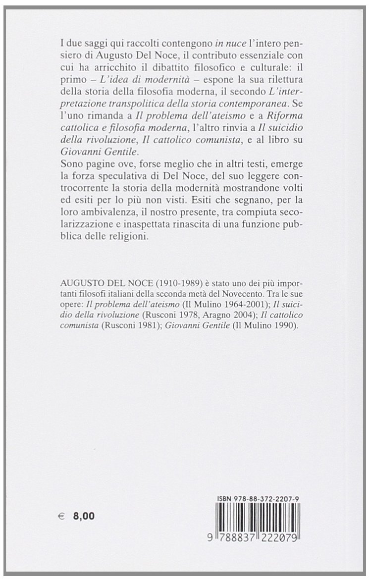 Modernità. Interpretazione transpolitica della storia contemporanea