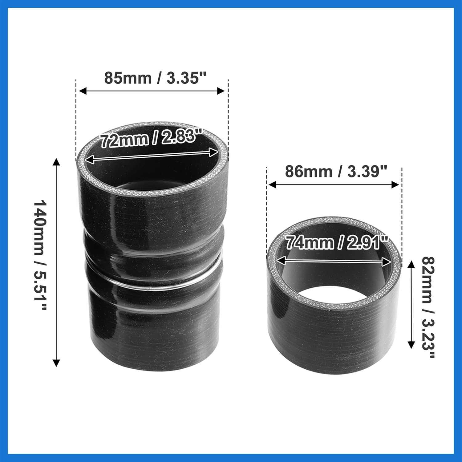 1セット 7.3L インタークーラーホースブーツキット Ford F250 F350 Super Duty 7.3L 1999 20