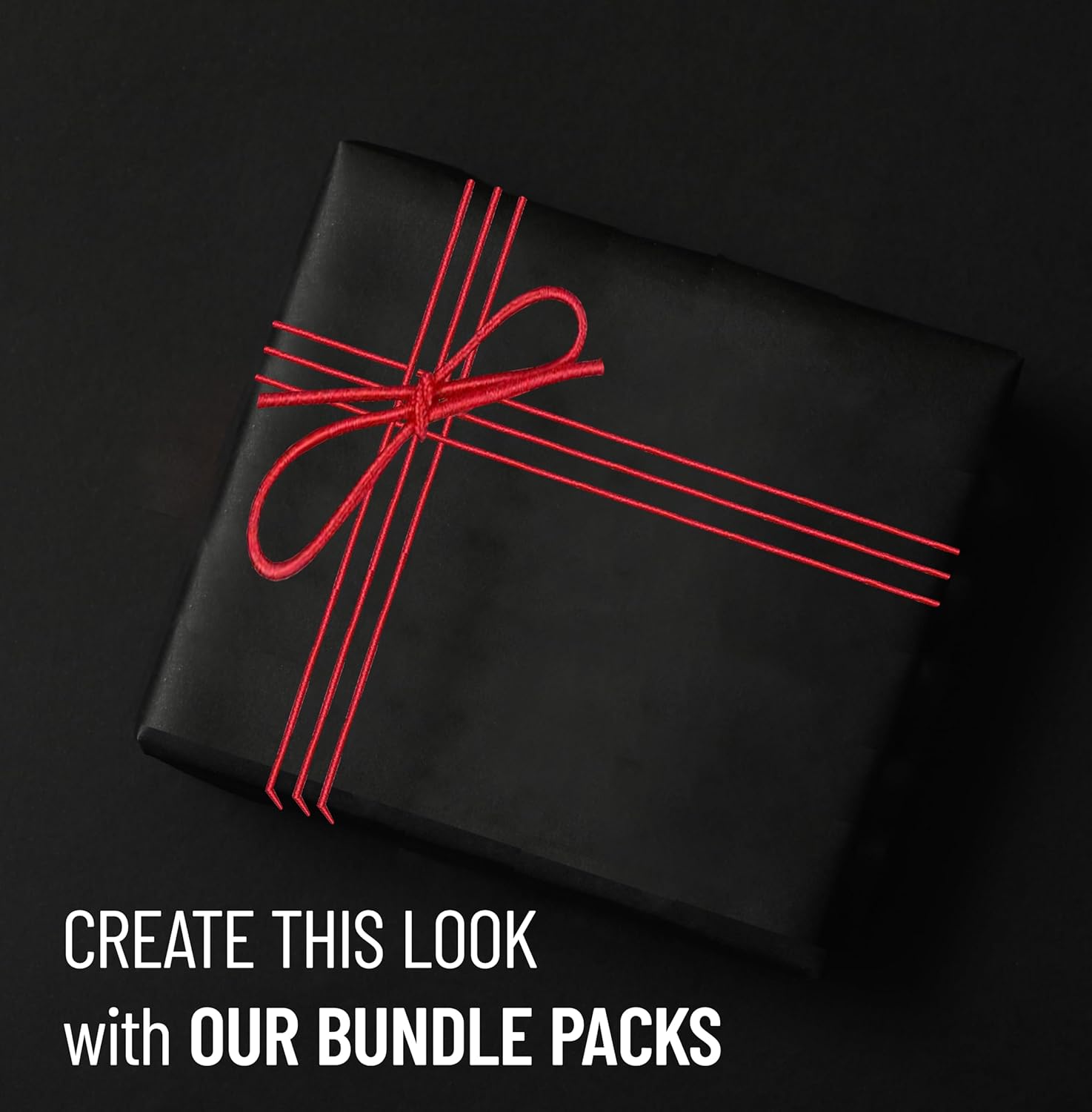 K-Kraft Stretch Loops for Crafts and Easy Gift-Wrapping with Pre-Tied Bows (22 INCHES, RED) - Image 7