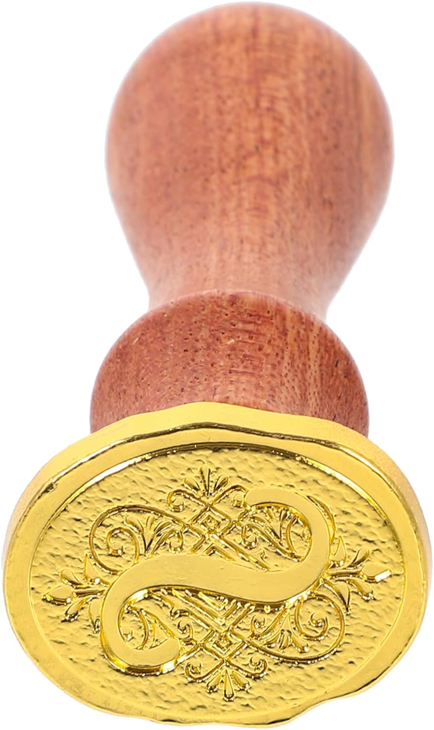 Beatifufu Wax Seal Stamp with Wooden Handle Custom Stamp for Unique Crafts and Portable Sealing Tool for Weddings Birthdays and Scrapbooking