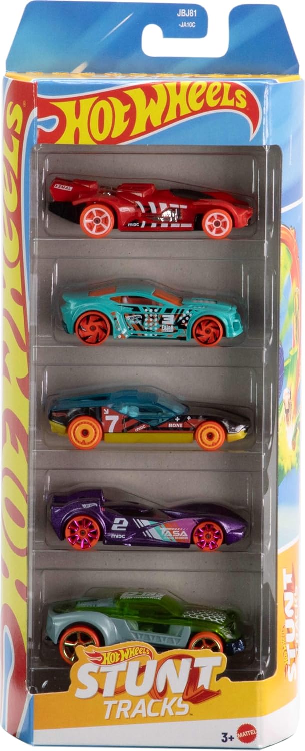Hot Wheels Toy Cars or Trucks 5-Pack Bundle, 3 Themed Sets of 5 1:64 Scale Vehicles, 15 Total Vehicles for Kids & Collectors (Styles May Vary) (Amazon Exclusive)