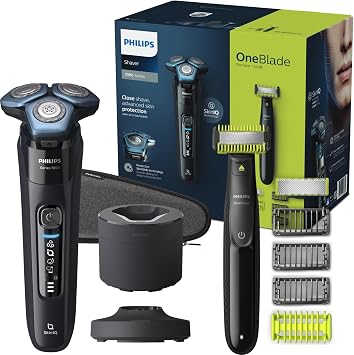 Philips Shaver Series 7000 Dry and Wet Electric Shaver Men Model S7783/78