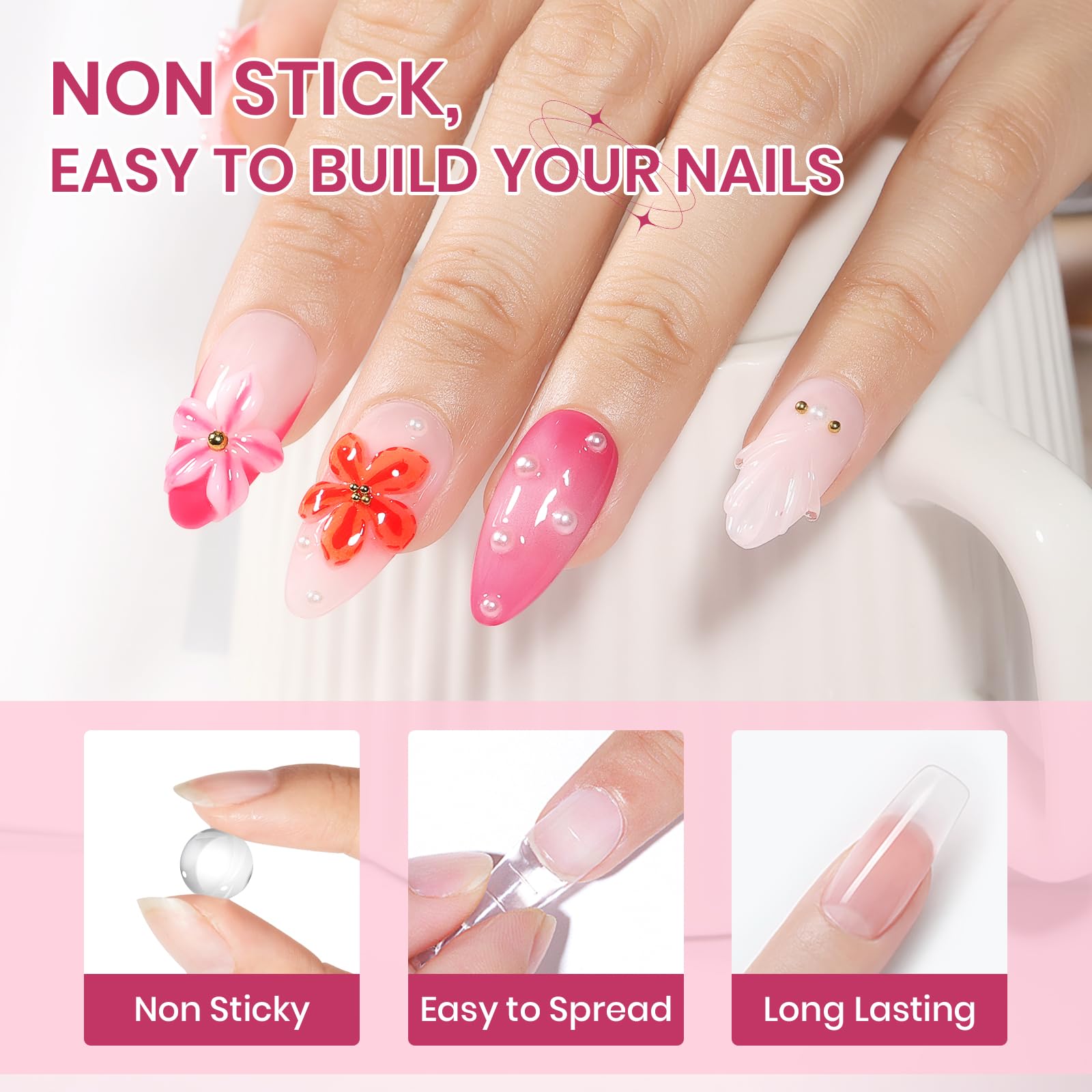 3D Nail Sculpting Gel - Easy Nail Art -7