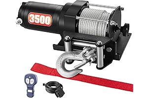 Heavy-Duty 3500 lb. Wireless Remote Electric Winch: Power and Precision at Your Fingertips