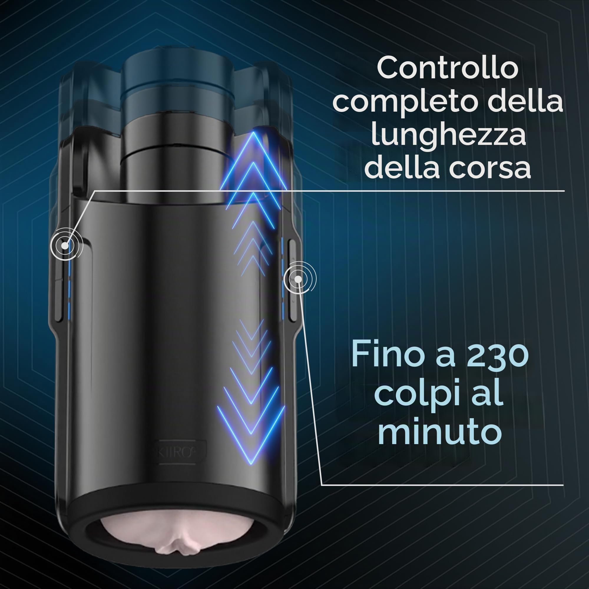 Masturbatore Maschile Automatico e Giocattoli Sessuali Maschili Kiiroo Keon Combo: Masturbatori Automatici di Kiiroo Che Emulano il Video Che Stai Guardando, Perfetti Giocattoli Sessuali per Uomini