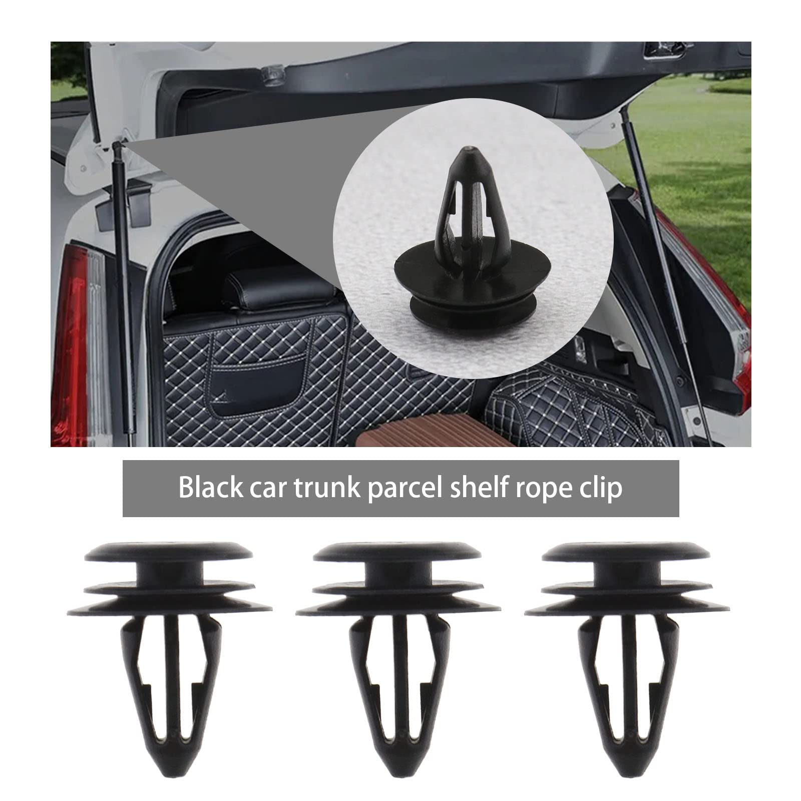 20 Clip Per Ripiano Posteriore Auto ECSiNG – Compatibili MG ZS 2017-21 E MG3 2018-21 (10116060)