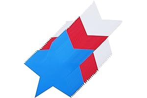 48 Pieces EVA Foam Stars Shape Cut-Outs DIY Art Craft Set