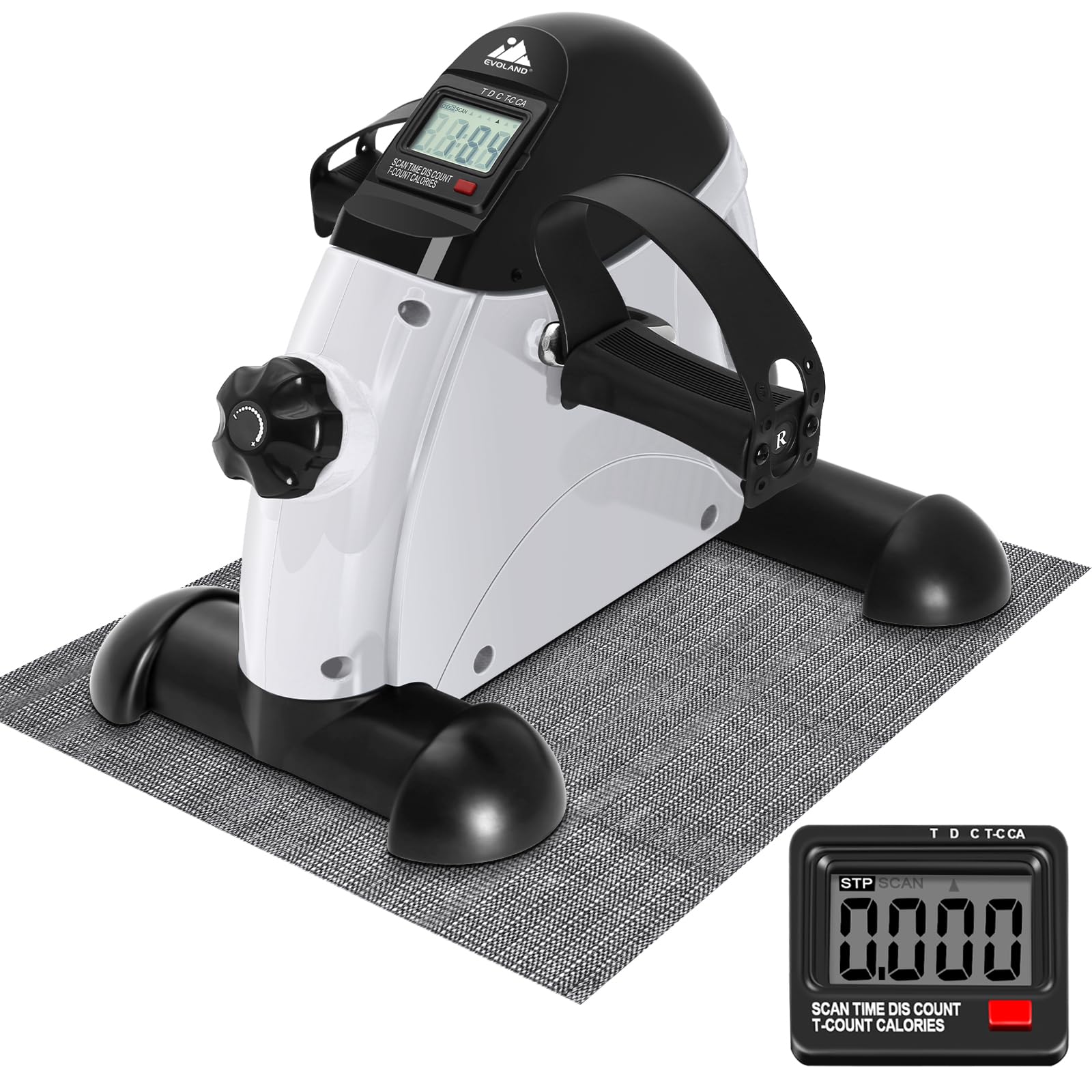 PedalPro - Mini Cyclette Pieghevole Con Display Digitale Multifunzione - Foto 9