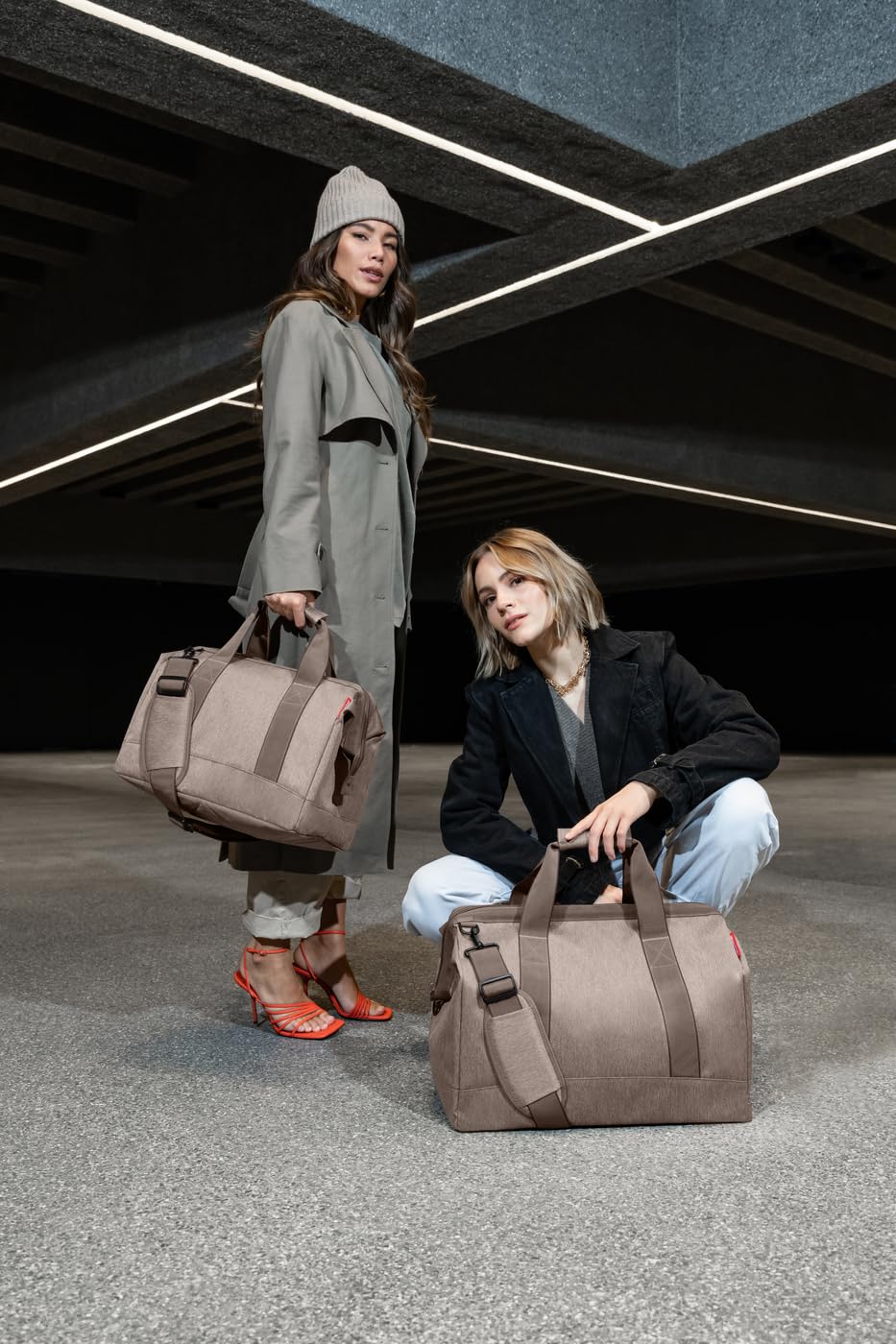 reisenthel Wszechstronna torba lekarska w podróży, do pracy lub w czasie wolnym – funkcjonalnie stylowy design, Herringbone mokka, Einheitsgröße, Nowoczesny