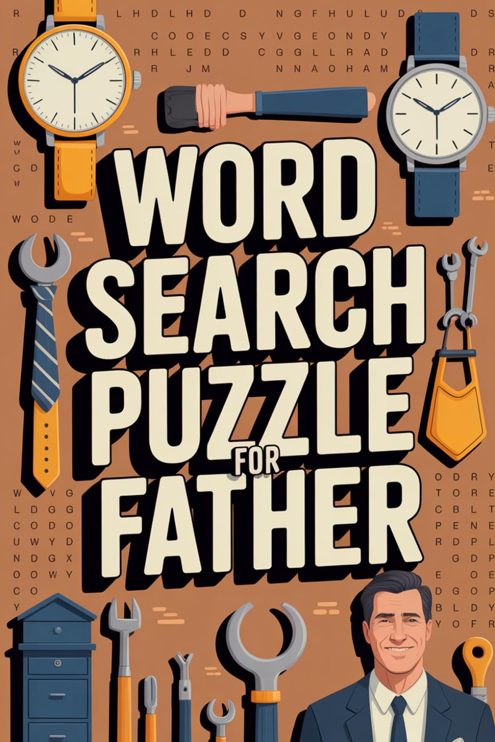 Word Search Puzzle for Father: Fathers Day Gift: A Fun & Relaxing Activity Book for Adults