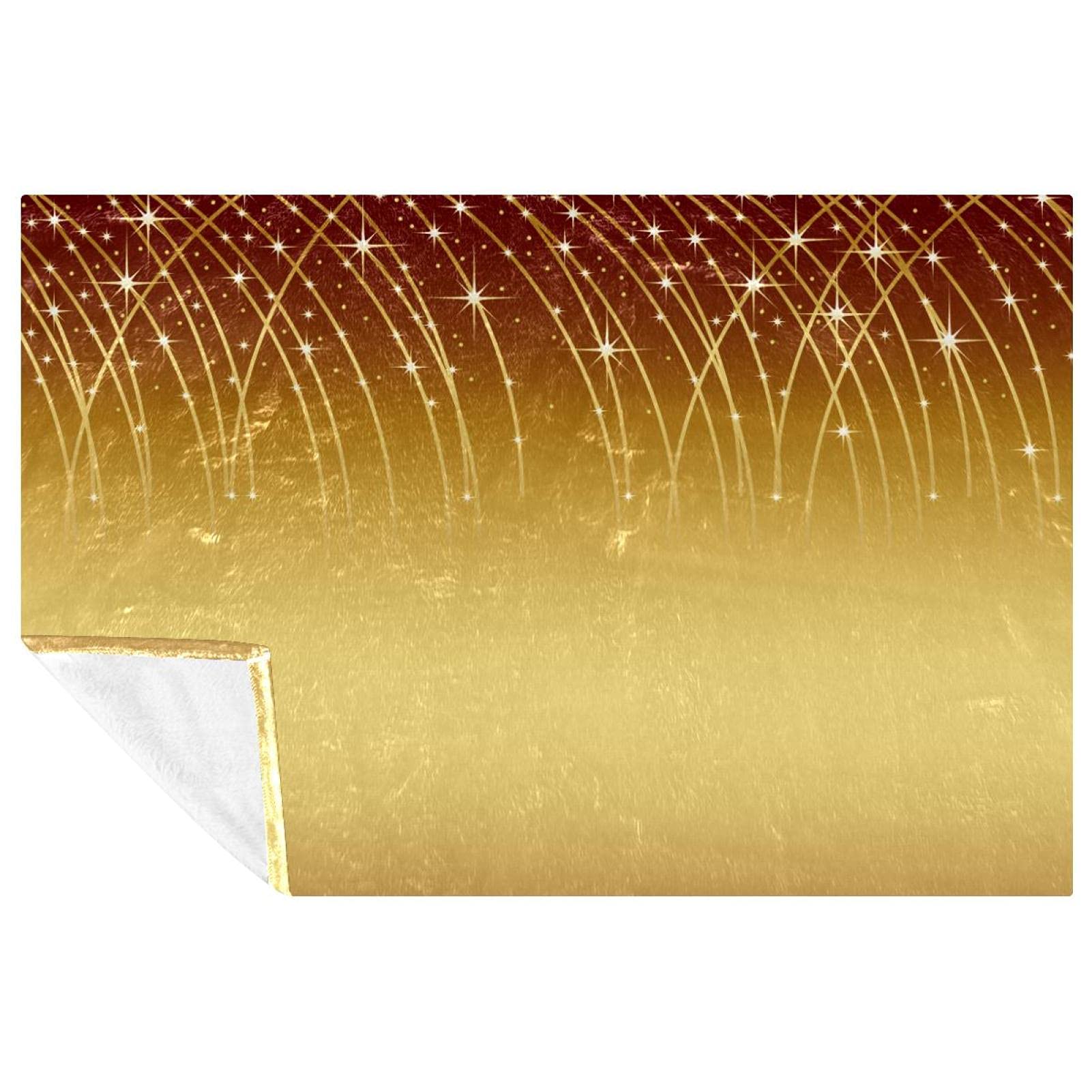 Couverture chaude motif ciel étoilé en textile premium de 150x100 cm