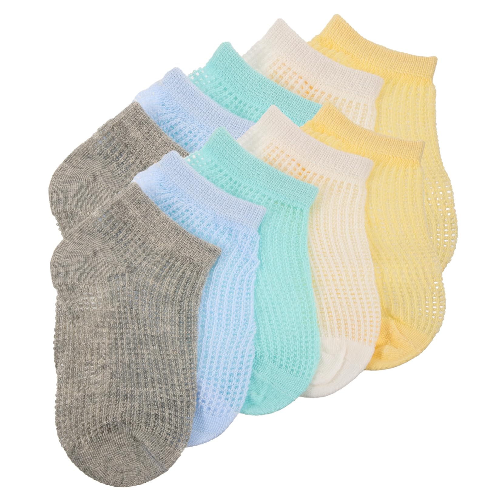 WOFASHPURET Kids Summer Socks Low Cut Breathable Socks 1-3 Years Ultra-thin Mesh Ankle