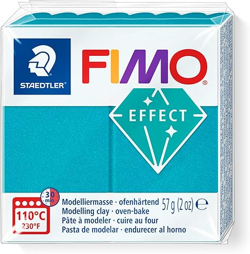 Miniatura 8 de FIMO - Arcilla para modelar horno de polímero suave, bloques de 2.01 oz, 6 unidades, colores metálicos