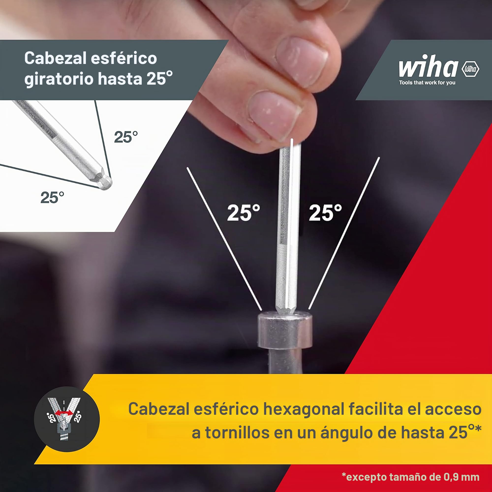 Wiha - Destornillador de precisión PicoFinish - 264PK601 PicoFinish