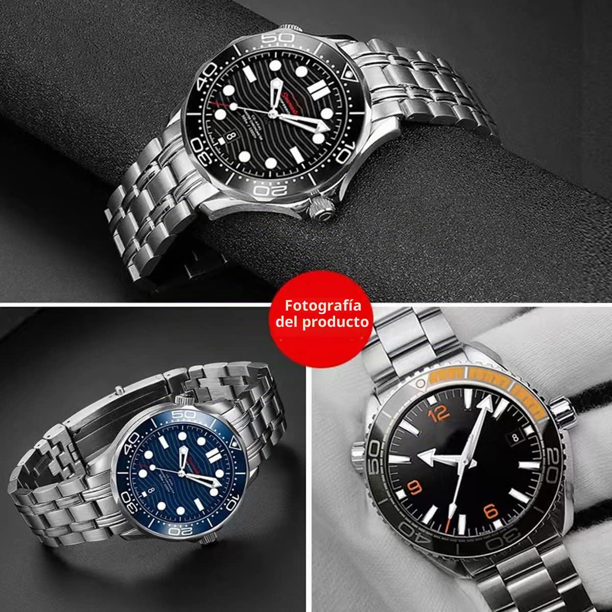 Correa de Reloj para Omega Correa de Acero Inoxidable Omega Pulsera de Metal 18mm 20mm 22mm Ersetzen Sie den Gurt Original Correa Omega seamaster Omega Ocean