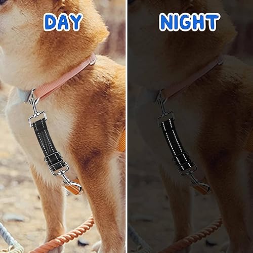 Miniatura 10 de Clip de seguridad para perro, collar para arnés, clip de seguridad para collar de punta, conector de arnés para perro, collar de nailon reflectante