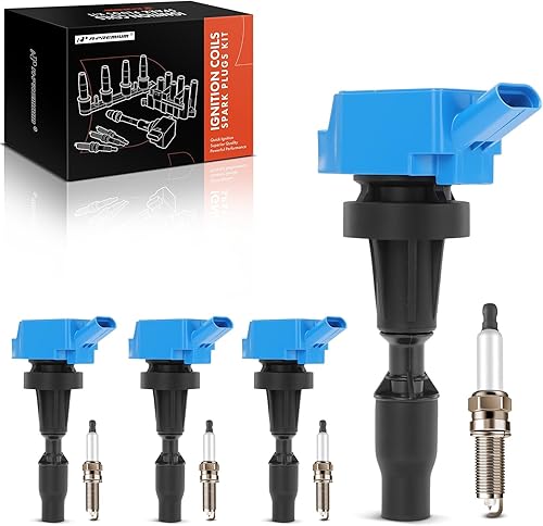 Miniatura 10 de A-Premium Juego de 8 bobinas de encendido y bujías de iridio compatibles con Hyundai Elantra 2017-2019, Sonata 2015-2019, Tucson 2016-2018, Kona
