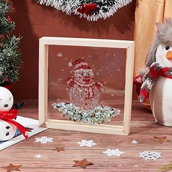 Amazon.com: WEBEEDY Christmas Snowman Sea Glass Resin Kit