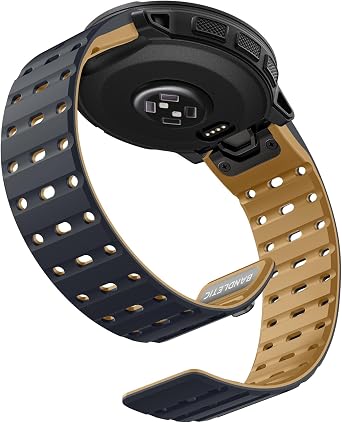 Bandletic Compatible with Garmin Fenix 8 47mm Band, Magnetic Quick Fit 22mm Watch Strap for Instinct E&3 45mm/2/Fenix E/8 47mm/7/6/5/Forerunner 965/955/Epix 2/Approach S70 47mm/Tactix&Quatix 8-47mm