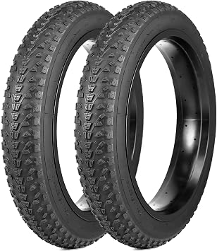 20x3.0 Fat Bike Tyre -76-406 Wide Tires for MTB, Electric-Bicycle, Beach Cruiser- Superior Comfort & Traction