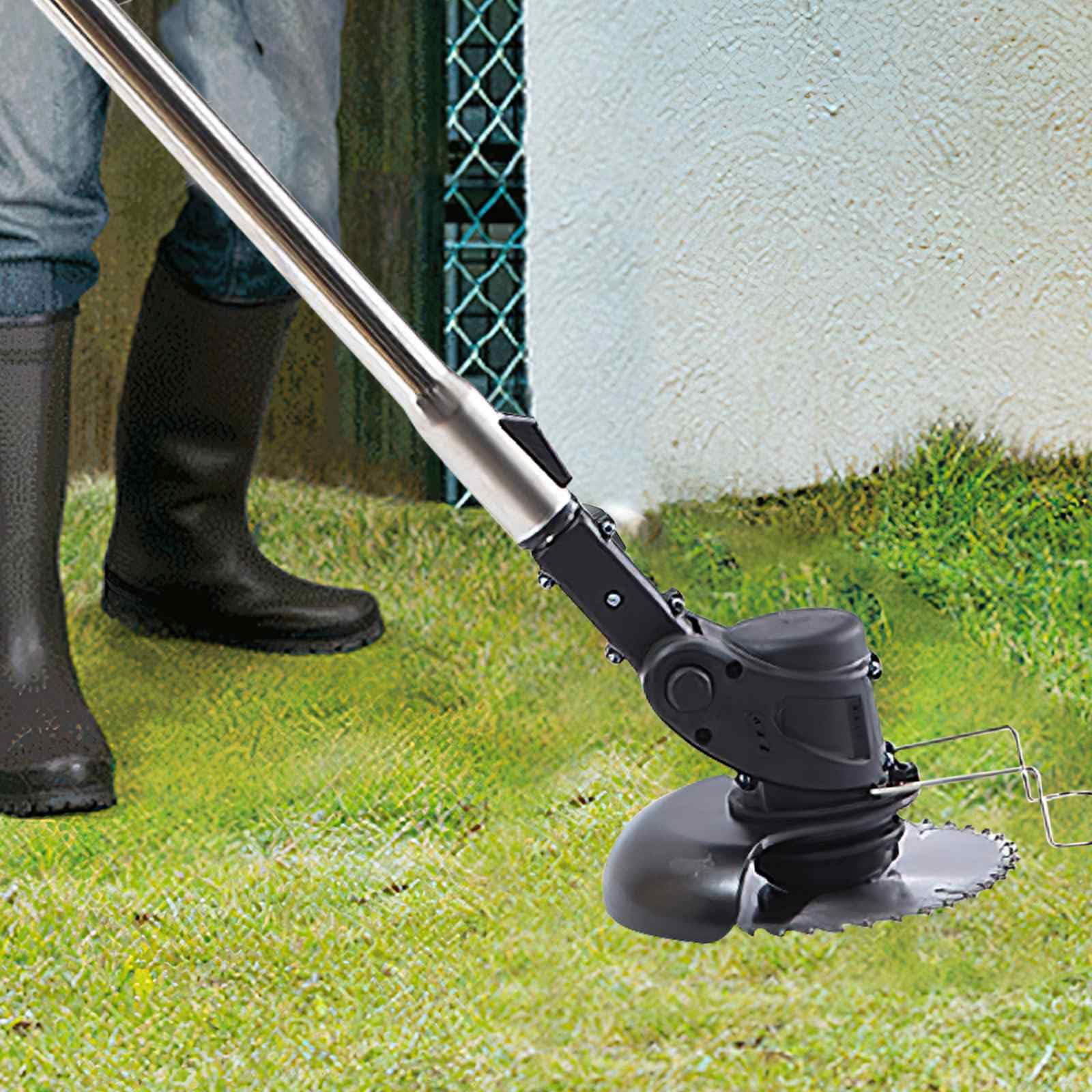 Tondeuse Electrique Gazon Pliable, 21V 13000 mAh Tondeuse Gazon sans Fil Tondeuse Alimentée par Batterie Tondeuse Gazon pour Une Tonte Rapide du Jardin,Piles Et Chargeur Inclus (2 Batteries)