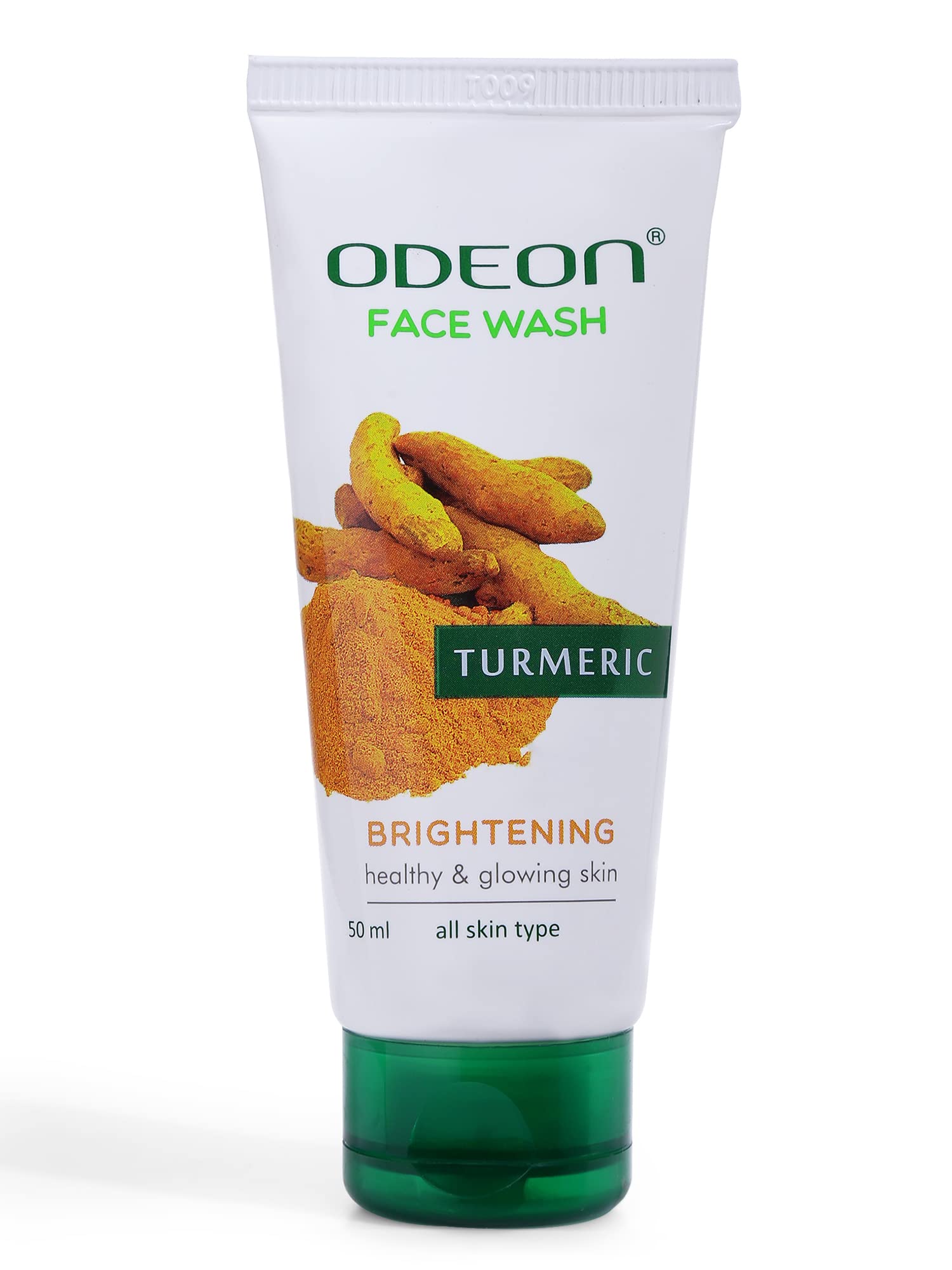 ODEON Face Wash with Turmeric Extract 50ml - Gentle Cleansing, Natural Glow Enhancement, Pollution Defense & Acne Control