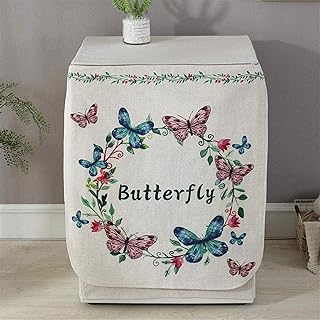 HLSP Couvercle de la Machine à Laver, écran croustillant pour la laverie à la Maison, Anti-poussière et Anti-âge 60 x 60 x 83cm (Color : A)