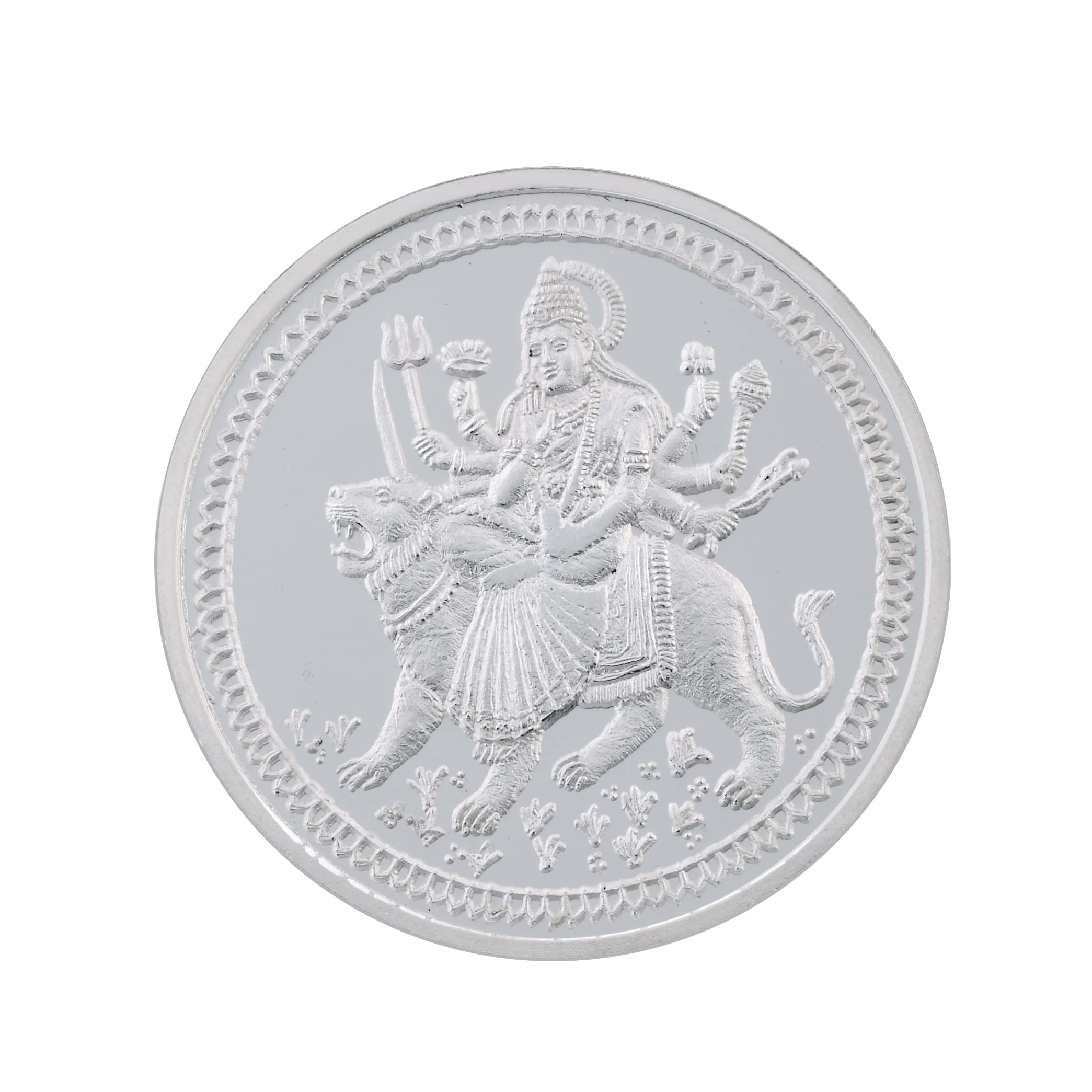 Bangalore Refinery 999 Purity Goddess Chamundi Durga Matha Silver Coin 50 Gram (B09Y33YMW6) Amazon Price History, Amazon Price Tracker