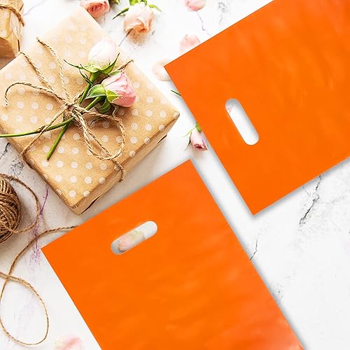 Miniatura 10 de TOSPARTY 40 bolsas de regalo de plástico azul, bolsas de dulces, bolsas de plástico troqueladas, resistentes para fiestas, bolsas de plástico