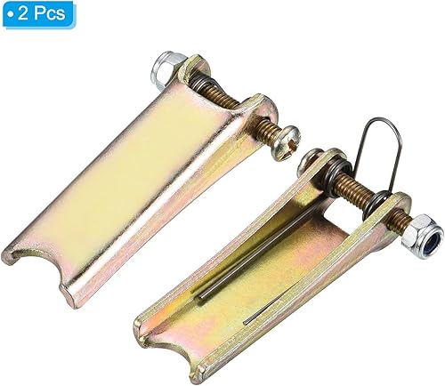 Miniatura 9 de PATIKIL Kit de pestillo de seguridad de gancho de 2.7 pulgadas, paquete de 2 enganches de metal de repuesto para remolque de gancho de horquilla,